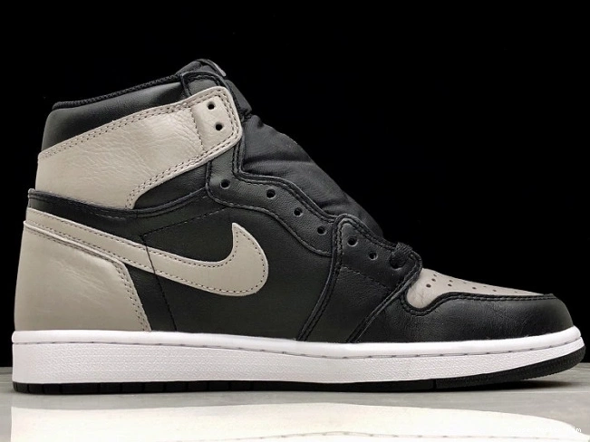 Grey Air 1 OG High Jordan Black 555088-013 Shadow Retro 0805